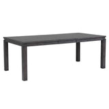 Sunset Trading Shades Of Gray 82 Rectangular Extendable Dining Table | Seats 8