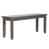 Sunset Trading Shades Of Gray 42 Dining Bench