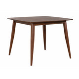 Sunset Trading Mid Century 48 Square Counter Height Pub Dining Table | Seats 6