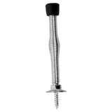 DonJo Manufacturing 1508619 3 in. Base Board Spring Door Stop Satin Nickel