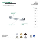 Kingston Brass Dr714367 Metropolitan 36 Decorative Grab Bar, Brushed Brass