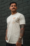 Lift Heavy. Pray Hard. Cream Leopard - Tee