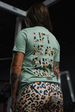 Loaded Leopard LHSG - Seafoam Green Tee