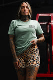 Loaded Leopard LHSG - Seafoam Green Tee