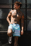 Men's Performance Training Shorts | 5.5"- Miami Vice Mayhem
