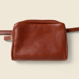 Leather Fanny Pack - Chocolate