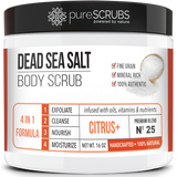 Citrus+ Body Scrub - Dead Sea Salt - Premium Blend #25