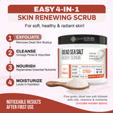 Citrus+ Body Scrub - Dead Sea Salt - Premium Blend #25