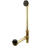 Kingston Brass DTT2185 18 in. Tub Waste and Overflow with Tip Toe Drain, Oil Rubbed Bronze