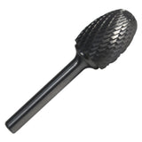 SE5NF 1/2 X 7/8 Oval Carbide Burr 1/4 Shank Aluminum, DULSE5NF