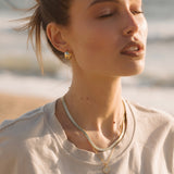 Gold Filled Dome Hoops