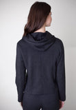 Dakota Hoodie Sweatshirt Jacket - Charcoal