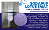 Lotus Design emat - Enrichment Lick Mat For Dogs and Cats - With Suction Cups | USA Made