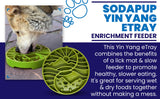 Sun and Moon eTray - Shallow Slow Feeder Dog Bowl for Enrichment | USA Made