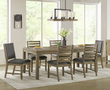 Sunset Trading Saunders Extension Dining Table | Brown Acacia Wood | Extendable Seats 6, 8