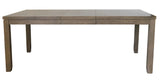 Sunset Trading Saunders Extension Dining Table | Brown Acacia Wood | Extendable Seats 6, 8