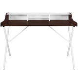 Bin Office Desk - Cherry