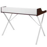 Bin Office Desk - Cherry