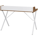 Bin Office Desk - Walnut