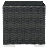 Sojourn Outdoor Patio Side Table - Chocolate