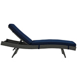 Sojourn Outdoor Patio Sunbrella Chaise - Canvas Navy