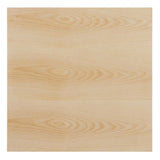 Lippa 24 Wood Square Dining Table Black Natural