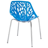 Stencil Dining Side Chair - Blue