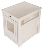New Age Pet Litterloo Litter Box Cover/End Table - Antique White