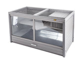 New Age Pet Jumbo Park Avenue Indoor Rabbit Hutch - Grey