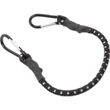 07038 Erickson 1 In. x 24 In. Industrial Bungee Cord with Carabiner Hooks, Black