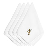 Caroline'S Treasures Embt3509Npke Halloween Haunted Tree Embroidered Napkins (Set Of 4), 20, Multicolor