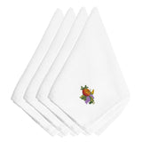 Caroline'S Treasures Embt3814Npke Fall Spray Embroidered Napkins (Set Of 4), 20, Multicolor