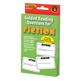 Guided Reading Questions for Fiction Card Set, 54/pkg