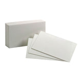 Oxford Index Cards, 3 x 5, Blank, 100/pkg