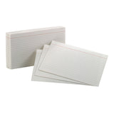 Oxford Index Cards, 5 x 8, Ruled, 100/pkg