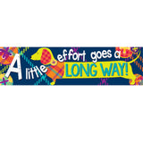 Plaid Attitude - A Little Effort Goes A Long Way Banners - Horizontal