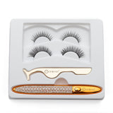 No-Glue Reusable Lash Kit for Sensitive Eyes – Magnetic Liner, No Adhesive, Nut-Free