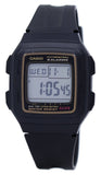 Casio Digital 5 Alarms Dual Time Illuminator F201WA9ADF F201WA9ADF Mens Watch