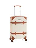 STAGE COACH 20 Inch ROLLING TRUNK WHITE