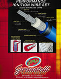 Granatelli GM LS & LT 0-Ohm 12" Red High-Temp Spark Plug Wires – 28-1629HTR
