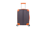 Berlin 3 Pc Abs Non-Expandable Luggage Set - Charcoal