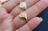 Miraculous Medal Signet Ring in 14k Gold