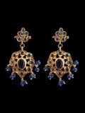 PS555 Elena pendant set with pearls and blue stones ( READY TO SHIP )