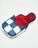 Check Sidecar Mallet Putter Cover - Blue / White