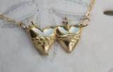 Sacred Heart and Immaculate Heart Necklace