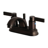 Kingston Brass Fb2605Ndl 4 In. Centerset Bathroom Faucet, Oil Rubbed Bronze