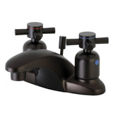 Kingston Brass Fb8625Dx 4 In. Centerset Bathroom Faucet, Oil Rubbed Bronze