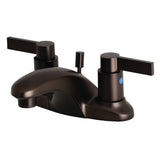 Kingston Brass Fb8625Ndl 4 In. Centerset Bathroom Faucet, Oil Rubbed Bronze