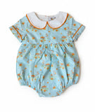 Carson and Friends Pumpkin Patch Bubble- Blue