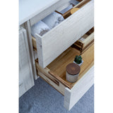 Fresca Formosa 53 Wall Hung Modern Bathroom Cabinet In Rustic White